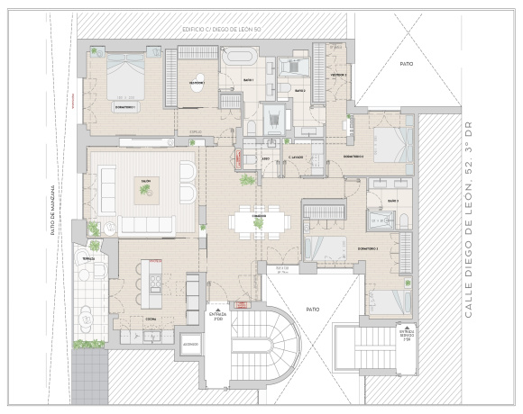 Calle de Diego de León, Salamanca, Madrid 28006, 3 Habitaciones Habitaciones,3 BathroomsBathrooms,Piso,Venta,3,1092